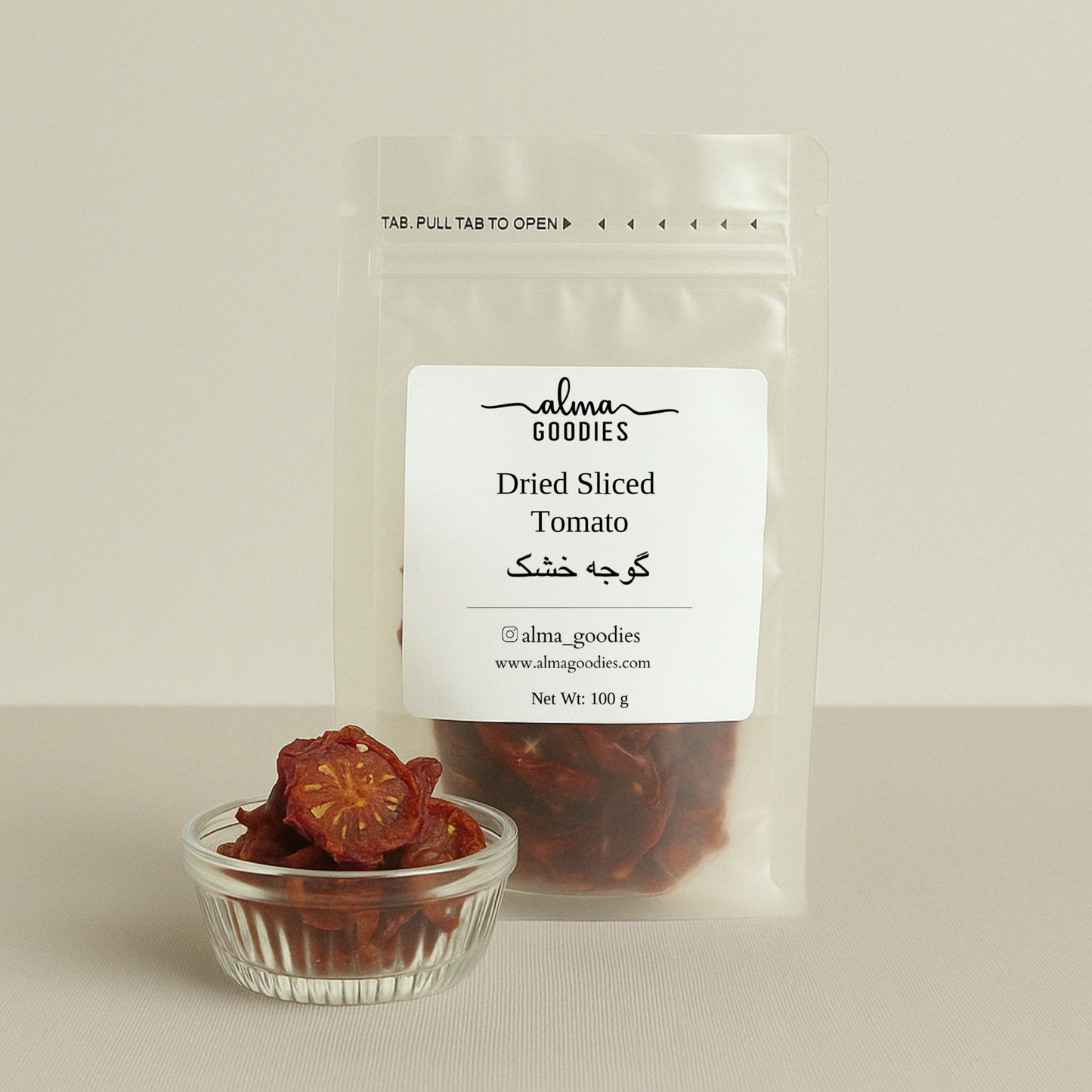 Dried Tomato Slices (گوجه خشک) - 100 G