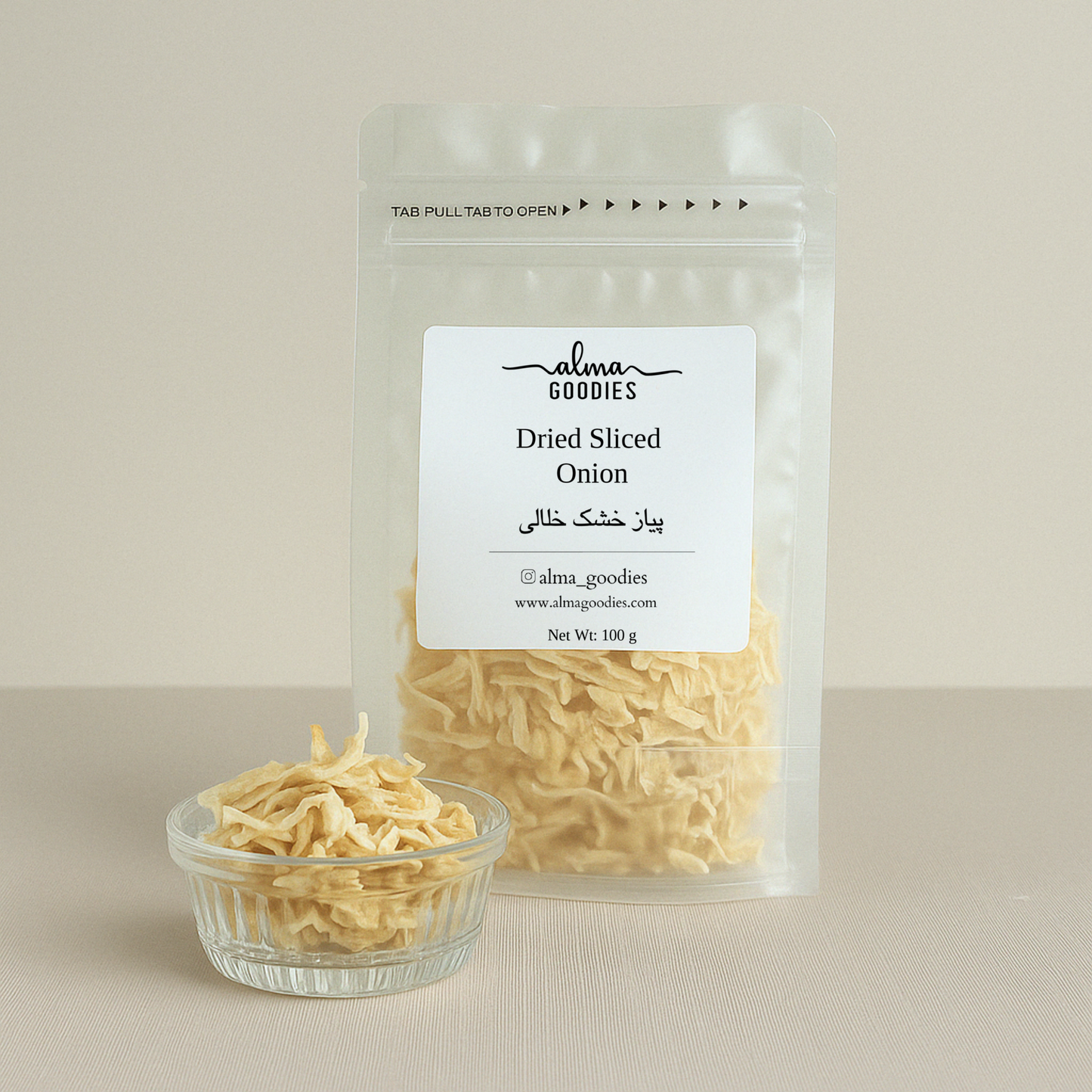 Dried Onion Slices (پیاز خشک خلالی) - 100 G