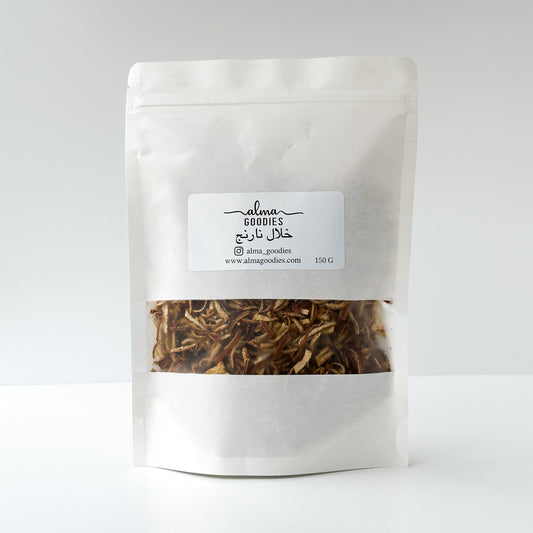 Dried Sour Orange Peel (خلال نارنج)- A Citrusy Zest for Culinary Delights (150 grams)