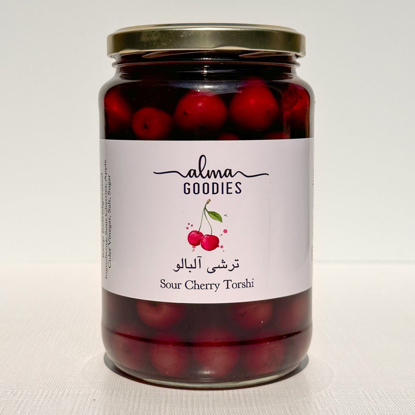 Sour Cherry Torshi - A Tangy and Delightful Pickled Treat (1.2 KG)