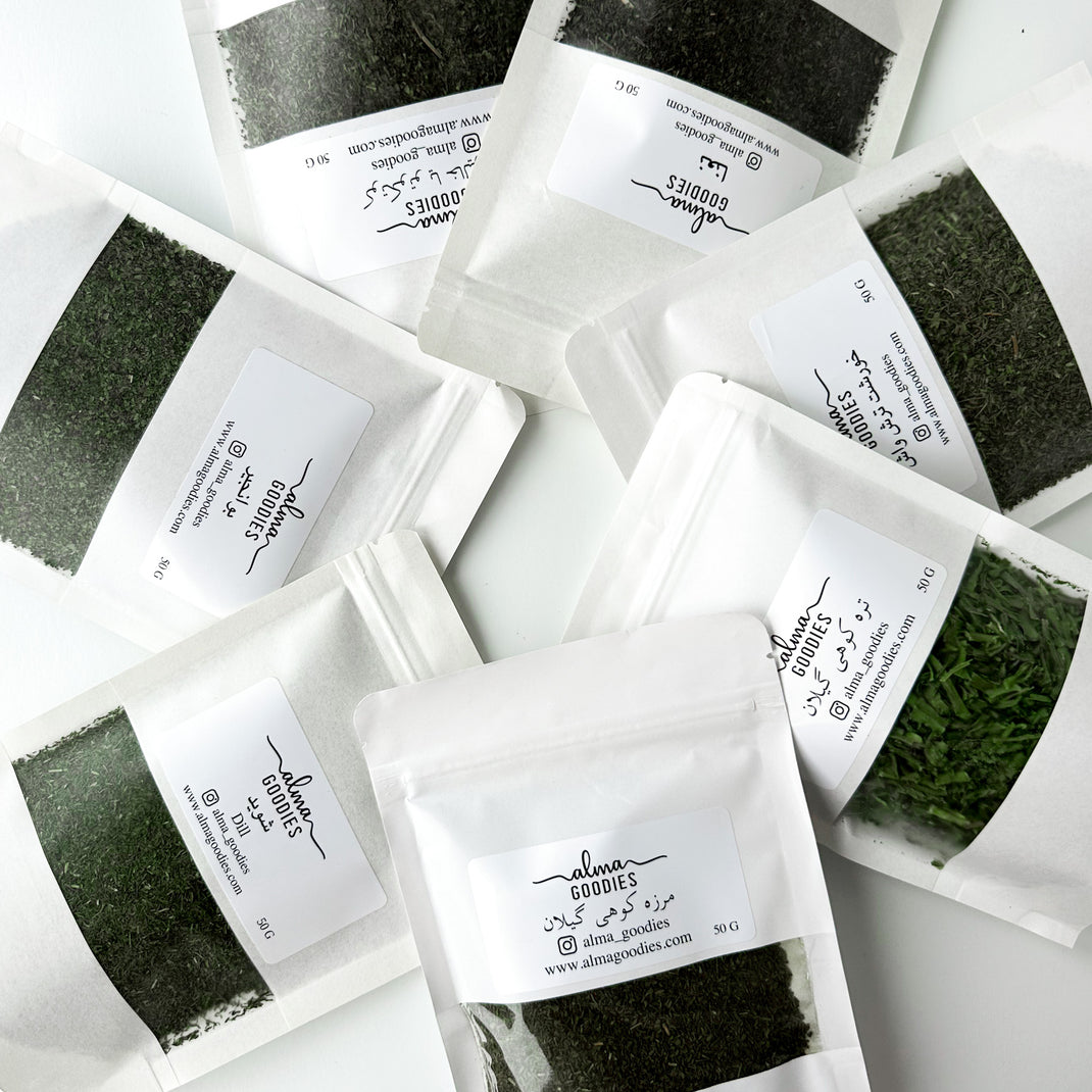 Traditional Herbs SunDried, CitySourced for Authentic Flavor Alma