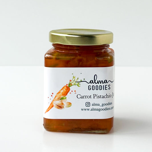 Carrot Pistachio Jam - A Unique Twist on Tradition (250 or 500 grams)