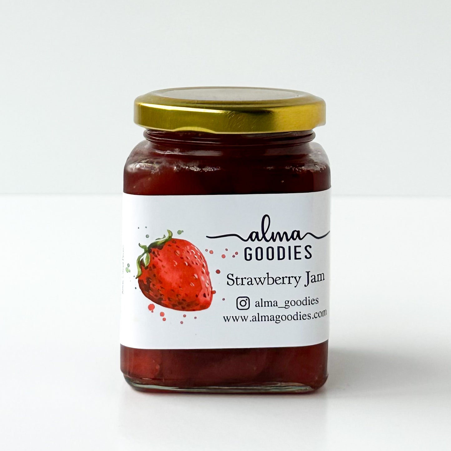 3 Jam Pack - Carrot Pistachio, Strawberry, Sour Cherry (250 grams each) - A Trio of Exquisite Flavors